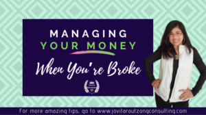 Managing Your Money When You’re Broke